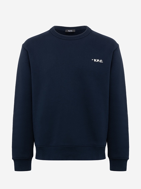 Толстовка муж A.P.C. COHBR-H27916 TIQ DARK NAVY/ECRU - 5