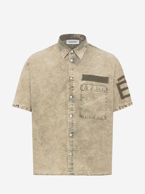 Рубашка муж Etudes Studio ILLUSION SS RIPSTOP GHOST E Sage - 0