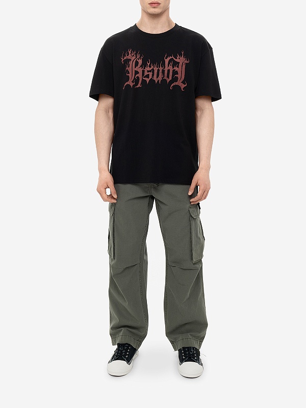 Футболка муж Ksubi MPS25TE043 BLACK - 2