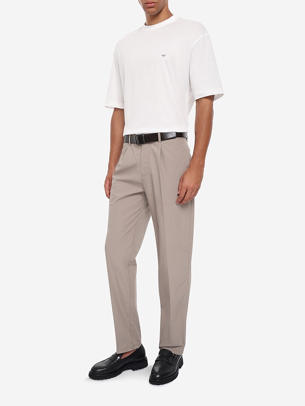Футболка муж Emporio Armani EM005737 AF24470 U0003 OFF WHITE - 1