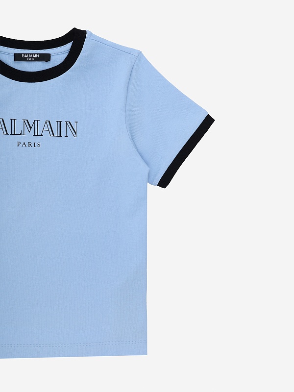 Футболка мал Balmain BY8P41 Z3672 652NE - 2