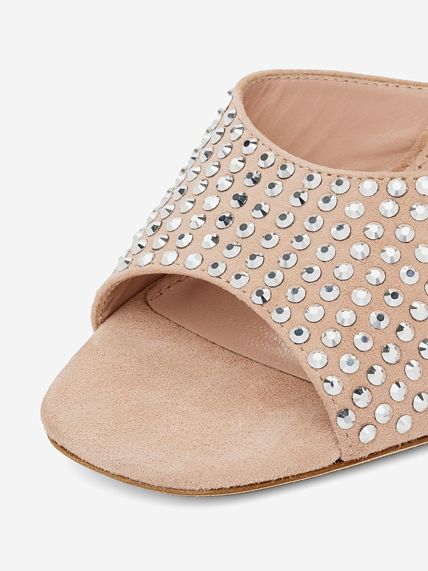 Мюли (каблук) жен Paris Texas PX947 XSACH ROSE ROCK DIAMOND - 5