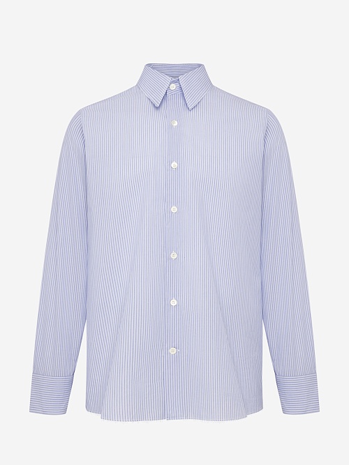 Рубашка муж Tonywack BE12SH24 SKY BLUE STRIPE - 0