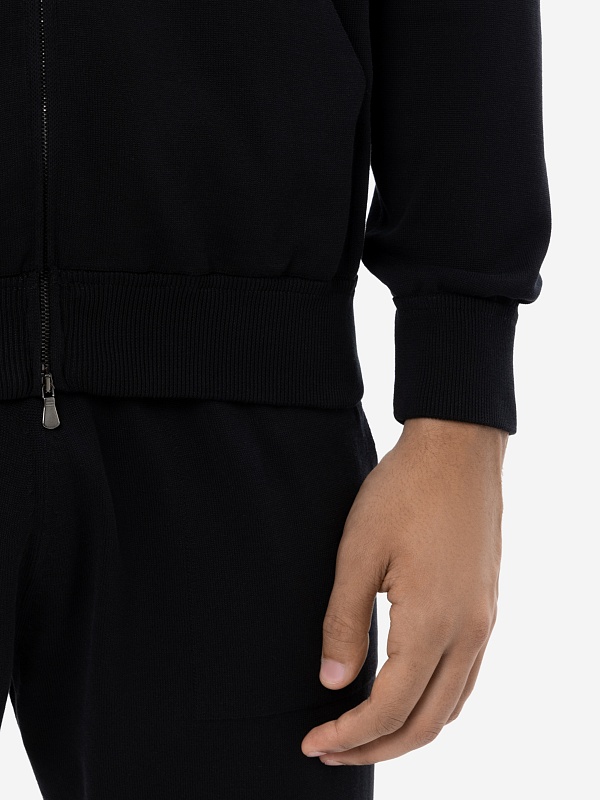 Толстовка на молнии муж Filippo De Laurentiis FH1ML2AT CR12R 990 black - 4