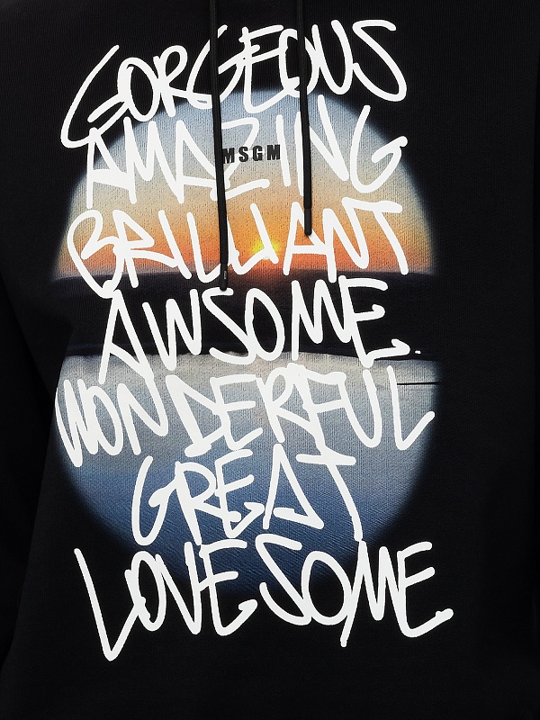 Худи муж MSGM 3640MM145 247001 99 - 5