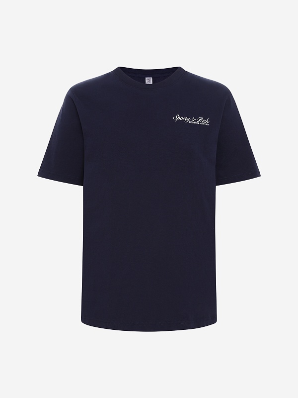 Футболка муж Sporty & Rich TO04366328BL106 Dark Navy - 0