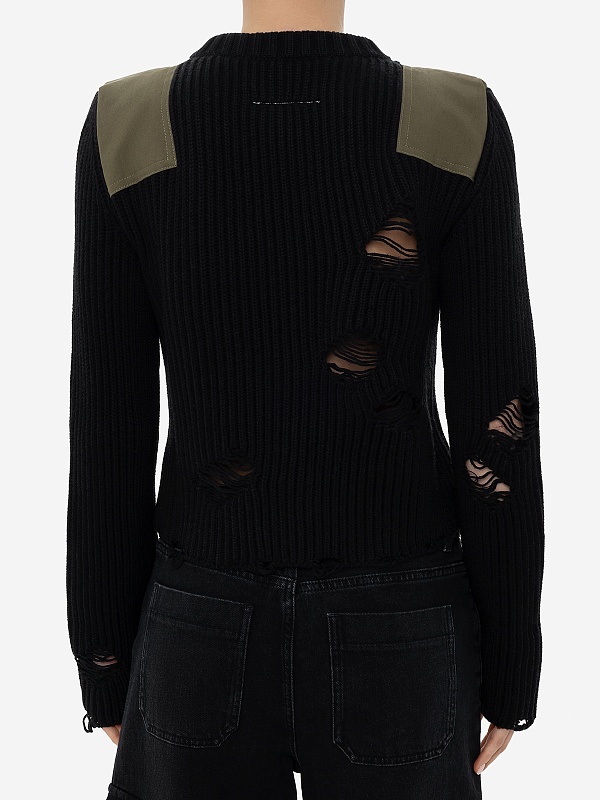 Свитер жен MM6 S52HL0004 S18285 900 - 4