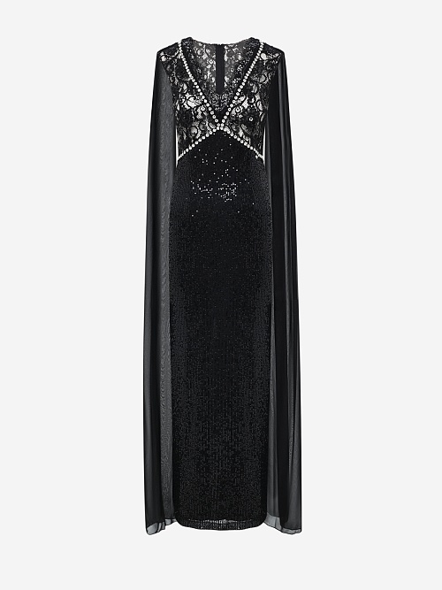 Платье жен Nissa RS16101 black - 0