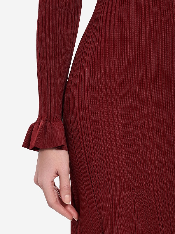 Платье жен Self-Portrait AW25-008MA-BU BURGUNDY - 5