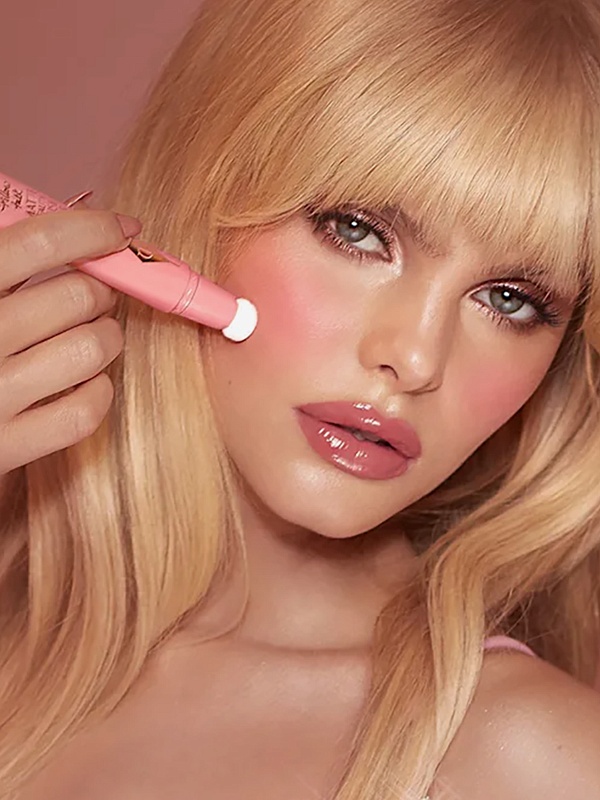 Жидкие румяна-хайлайтер жен Charlotte Tilbury CT4099 BEAUTY BLUSH WAND - PILLOW TALK PINK POP - 1