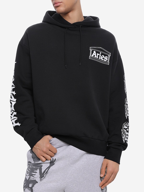Худи муж Aries AR2001505 BLACK - 3