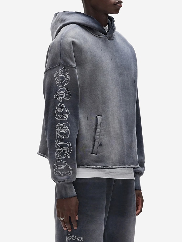 Худи муж PURPLE M4104-HFBG425 BLACK - 2