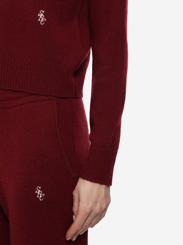 Свитер жен Sporty & Rich WS01262302RE10 Merlot - 3