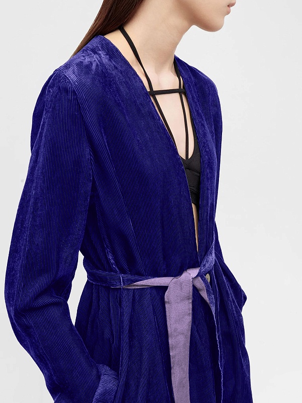 Кардиган жен Forte Forte 10650_my coat bleu 5100 - 3