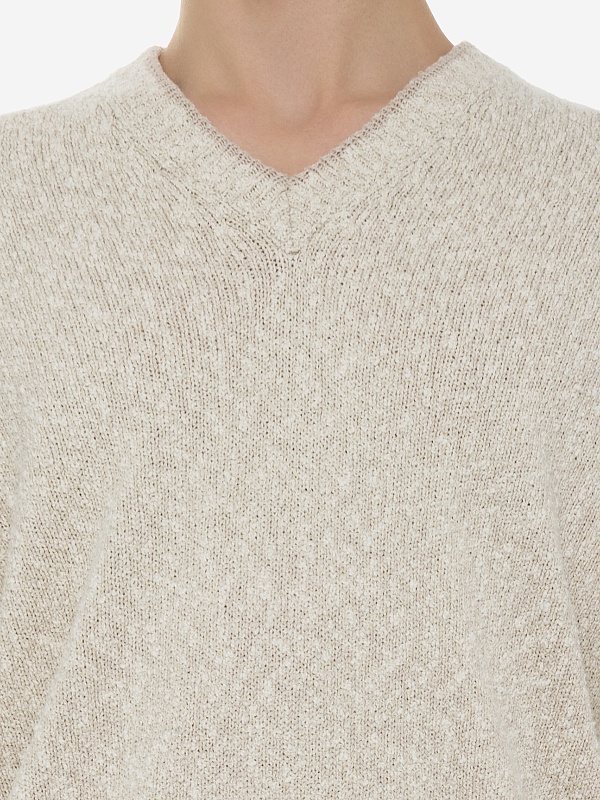 Свитер муж AGNONA PE23P_K005U18_0A0506 N05 CHALK - 5