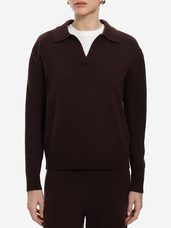 Поло с длинным рукавом жен MC2 Saint Barth EZE0003 00033I 18 BROWN - 2