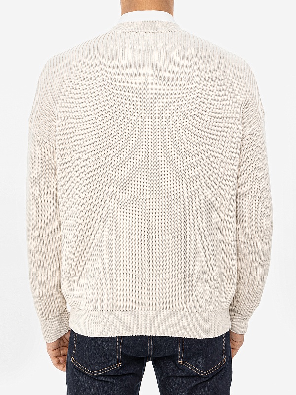 Свитер муж Emporio Armani 3D1MXY 1MQHZ 06G2 SILVER CLOUD - 3