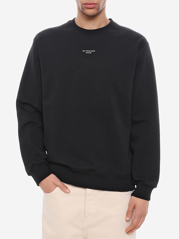 Толстовка муж Drôle de Monsieur PERM-SW148-CO127-BL BLACK - 3