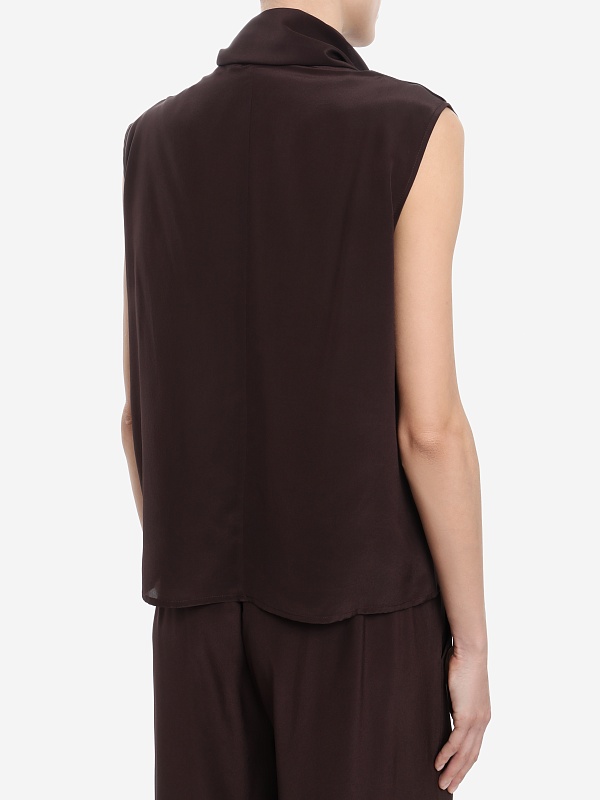 Блуза жен P.A.R.O.S.H. D311700 086 TESTA DI MORO - 4