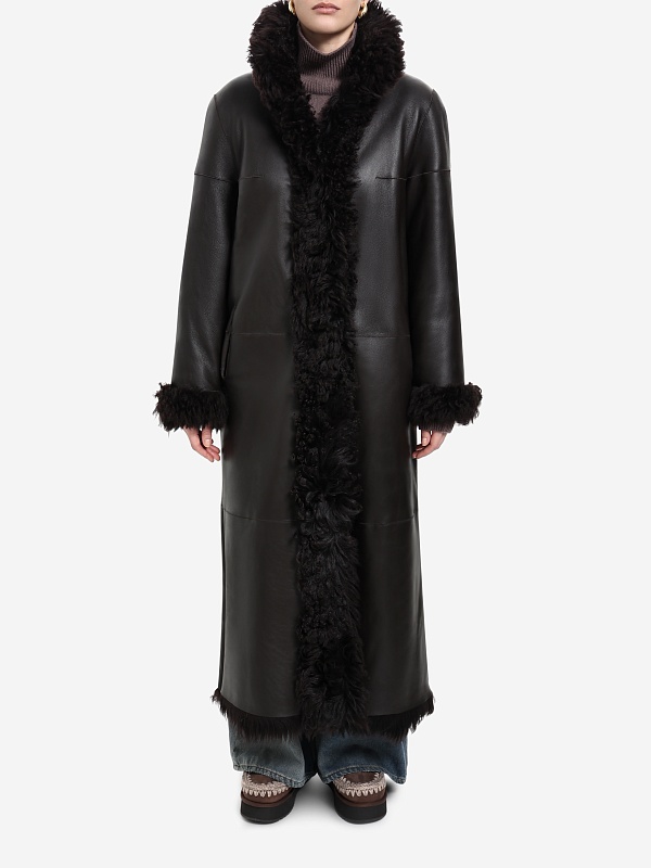 Дубленка жен Burka TG-1413F/125BU Темно-коричневый - 2