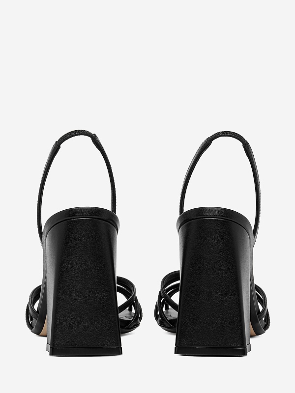 Босоножки (каблук) жен Alevi L25SC009.Q.1041997 Black - 4