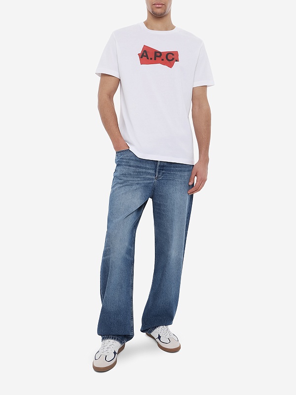 Футболка муж A.P.C. COHBM-M26457 AAB WHITE - 1