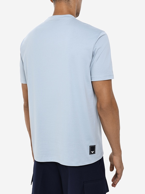 Футболка муж Emporio Armani EM000983 AF13669 U9275 PEARL BLUE - 3