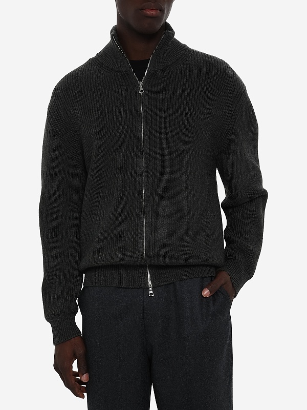 Кардиган муж Officine Generale W25MKNT318 DKOLIVE/OLIVE/BEIGE - 3