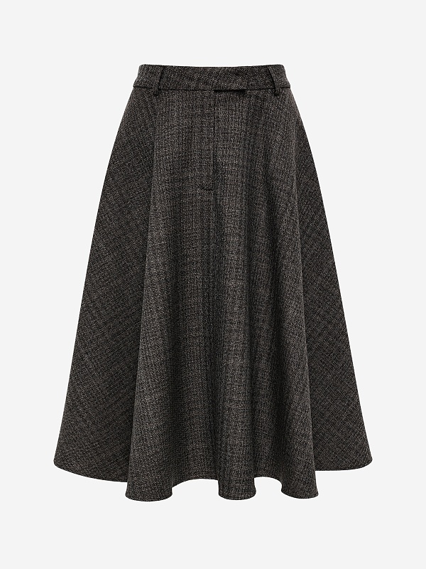 Юбка жен Officine Generale W25WSKT154 ICEDCOF/DKBRWN/ECRU - 4