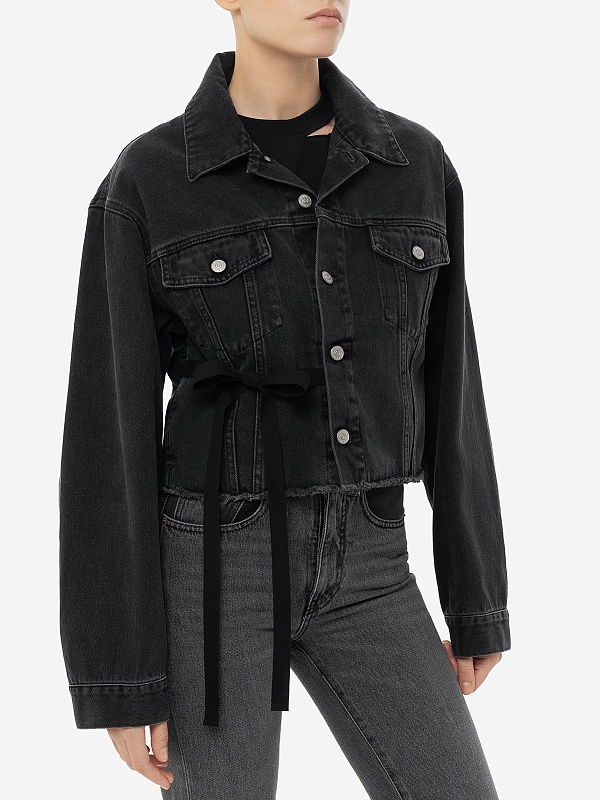 Куртка джинсовая жен MM6 S52AM0285 S30743 900 - 3