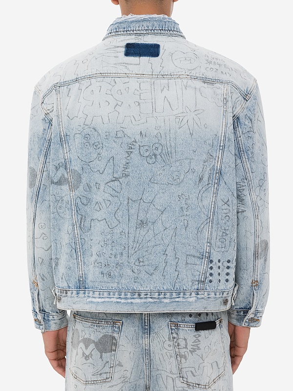Куртка джинсовая муж Ksubi MSP25JK005 DENIM - 3