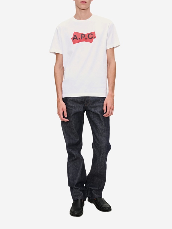 Футболка муж A.P.C. COHBM-M26457 AAB WHITE - 1