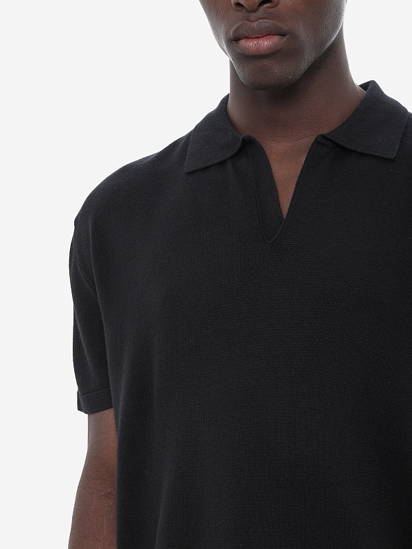 Поло муж Tonywack BF12KN211 BLACK - 5