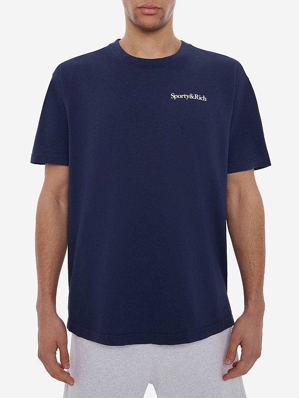 Футболка муж Sporty & Rich TO04361300BL106 Dark Navy - 3