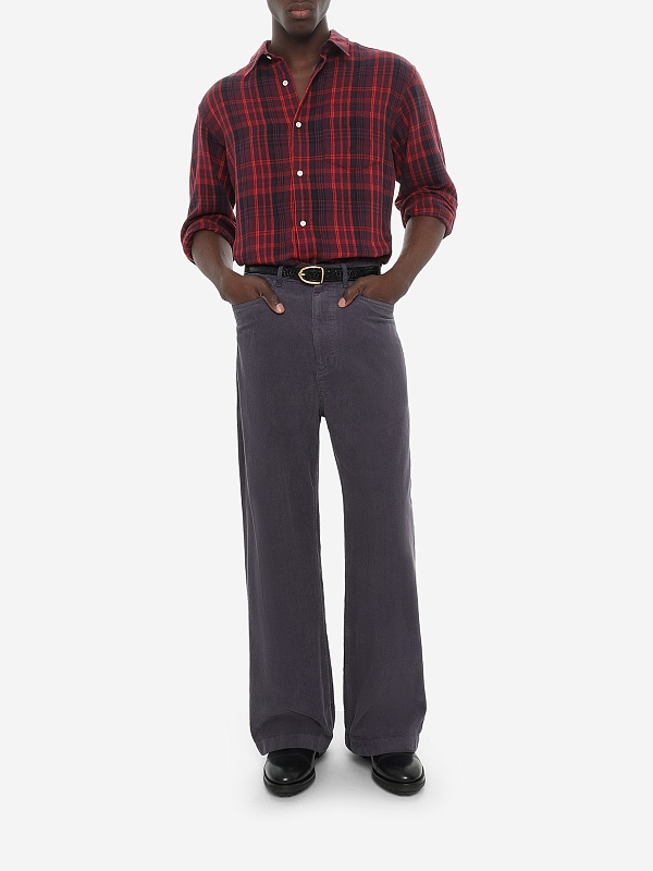 Брюки муж Tonywack BF12PT109 PURPLE NAVY - 3