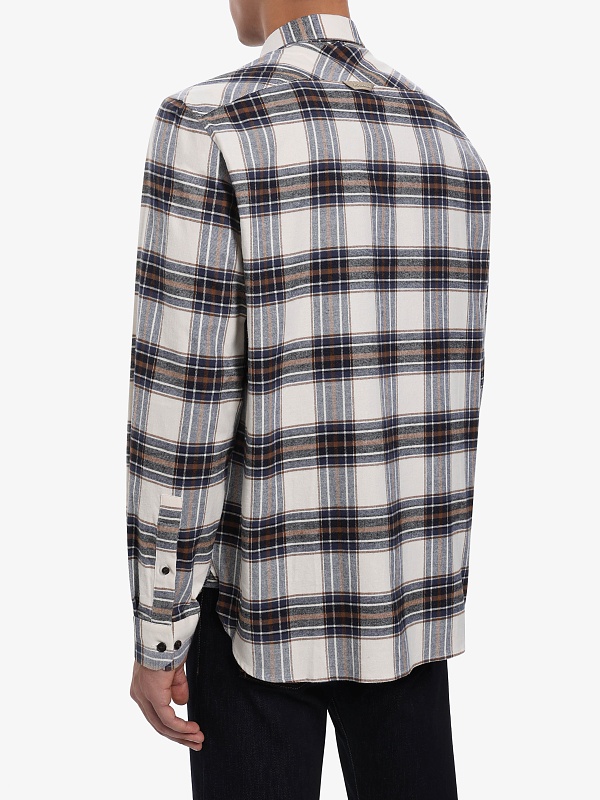 Рубашка муж Woolrich CFWOSI2001MRUT5058 CREAM CHECK - 3