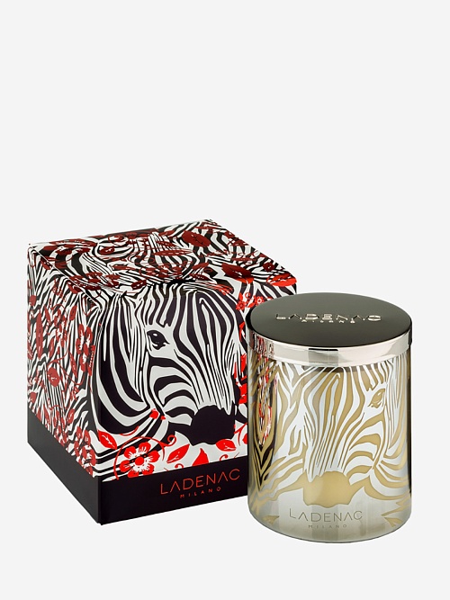 Свеча унисекс LADENAC MILANO 8411299000350 Africa Zebra Camouflage 350г - 0