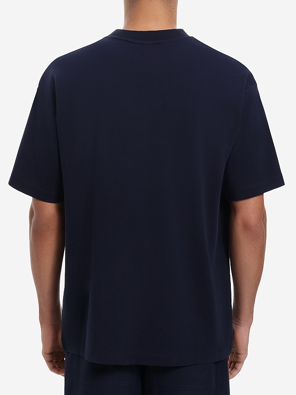 Футболка муж Drôle de Monsieur I-TS271-CO002-NY NAVY - 3