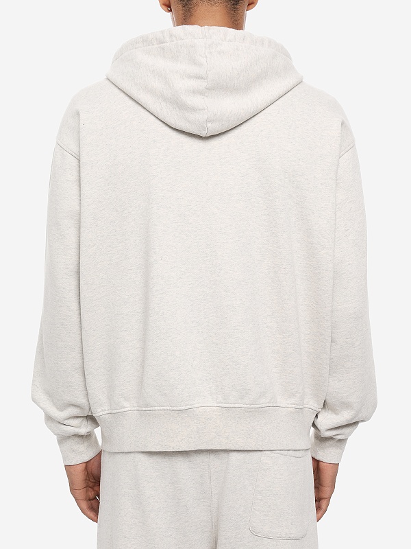 Толстовка на молнии муж Drôle de Monsieur PERM-HO207-CO312-GY GREY - 4