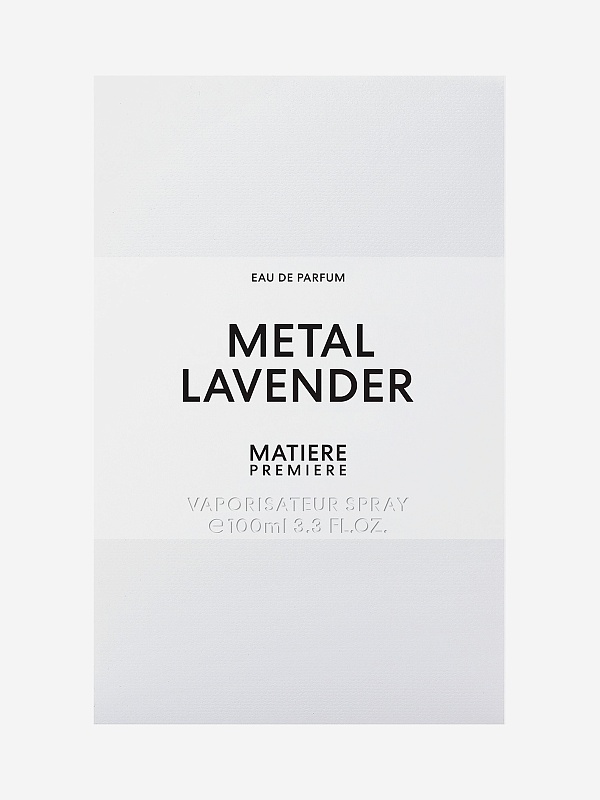 Парфюмерная вода унисекс MATIERE PREMIERE 3760428941435 METAL LAVENDER 100мл - 1