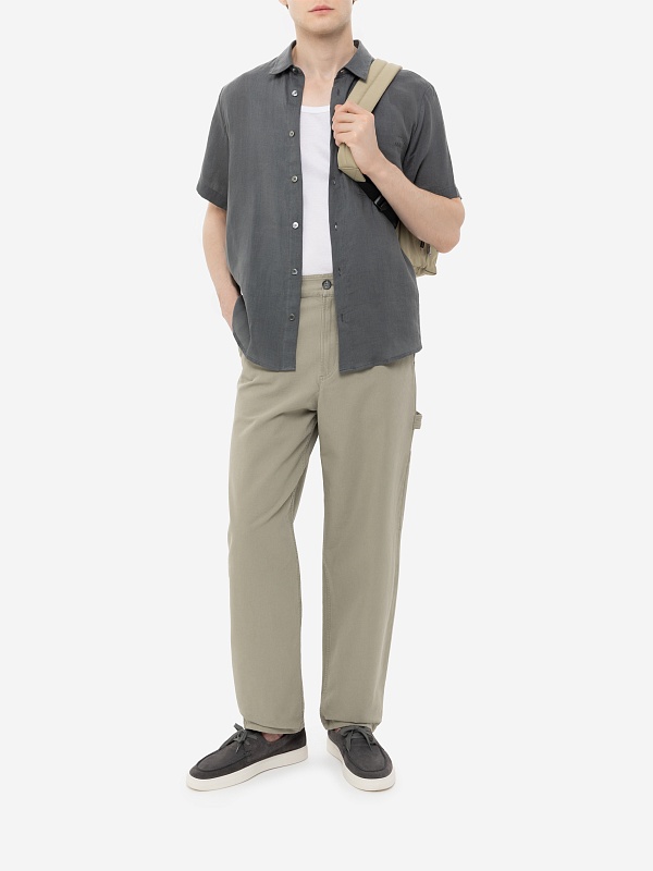 Брюки муж A.P.C. COGBJ-M08500 KAE GRAY GREEN - 2