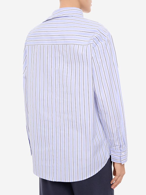 Рубашка жен MAX&CO 2626116023200 001 NAVY PINSTRIPES - 4