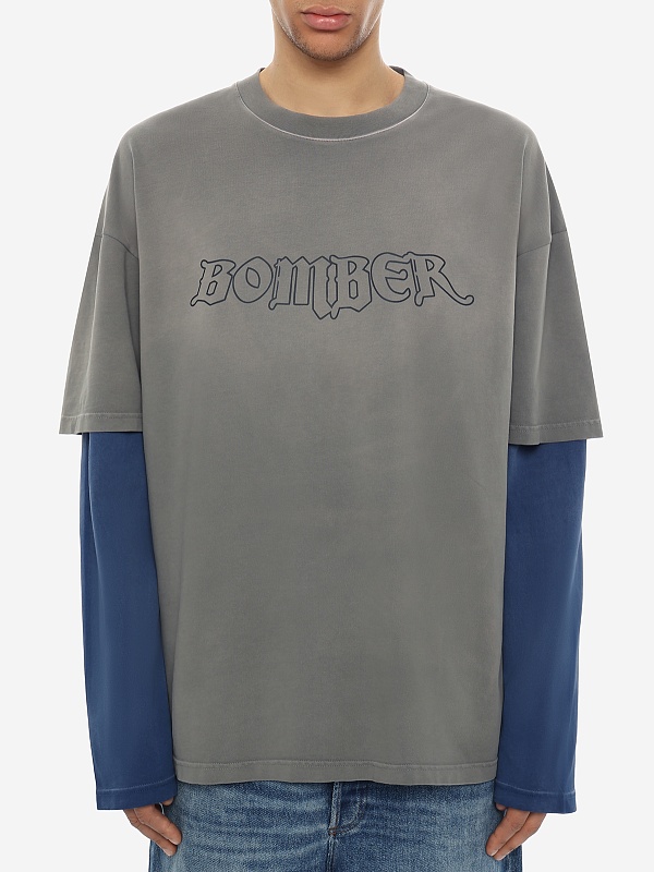 Футболка с длинным рукавом муж BOMBER SS26N022 - 3
