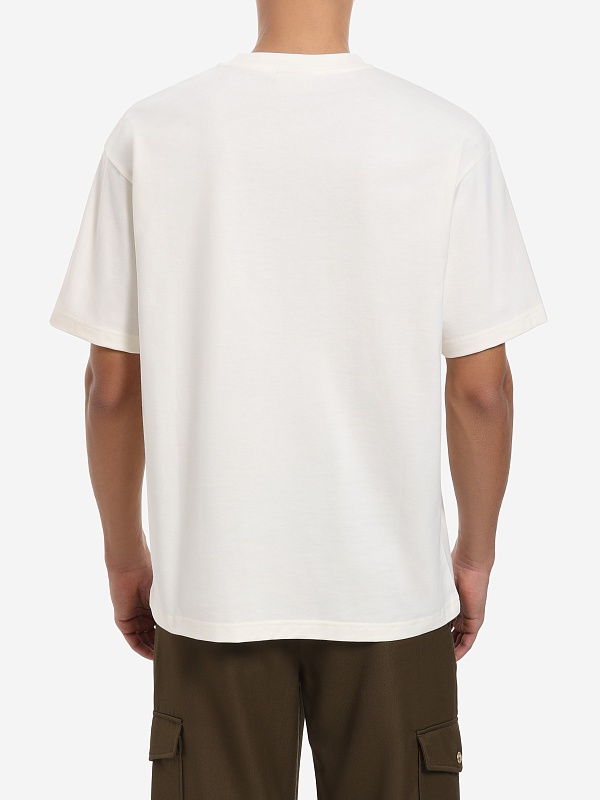 Футболка муж Drôle de Monsieur I-TS277-CO195-OW OFF WHITE - 3