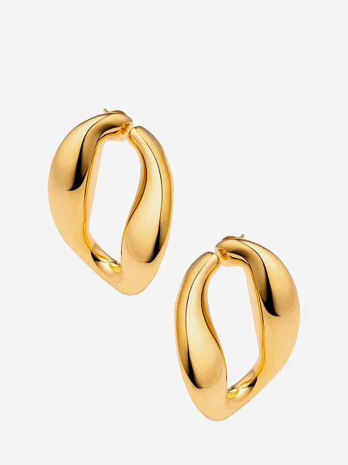 Серьги жен MISHO CCE01 Gold - 0