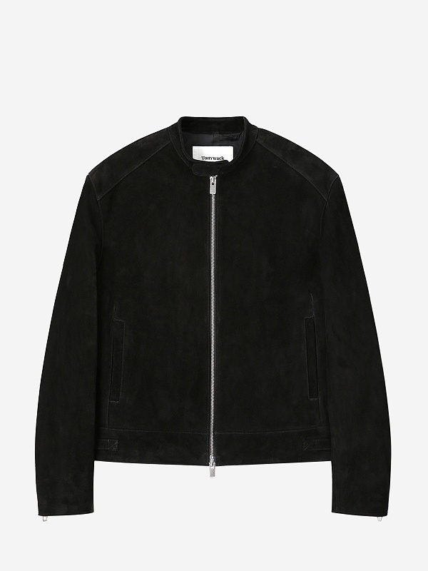 Куртка кожаная муж Tonywack BE34LJ13 BLACK - 5
