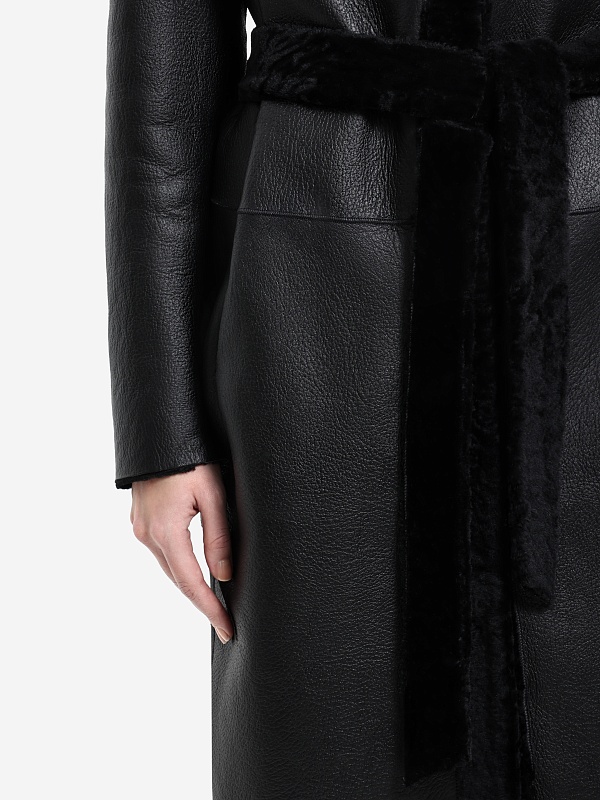 Дубленка жен Burka K-1455/FP/115BR Черный - 8