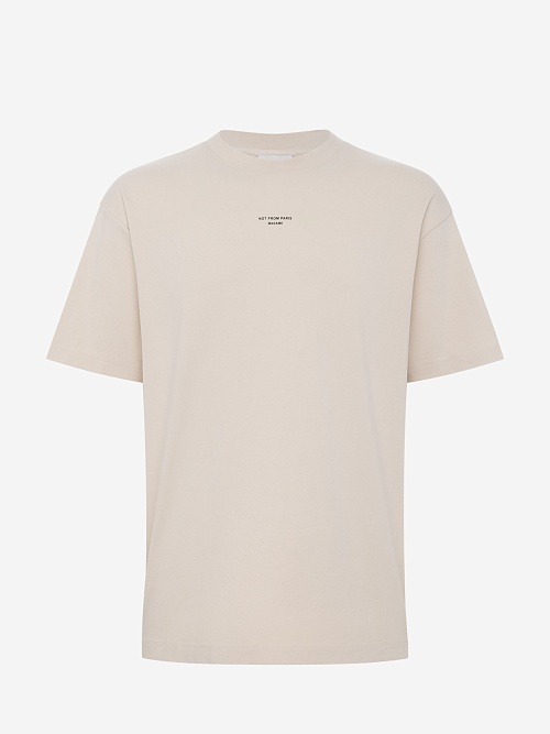 Футболка муж Drôle de Monsieur PERM-TS202-CO002-MT MASTIC - 0