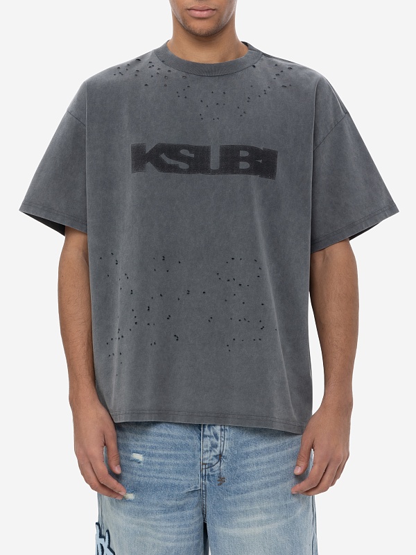 Футболка муж Ksubi MPF25TE025 black - 2