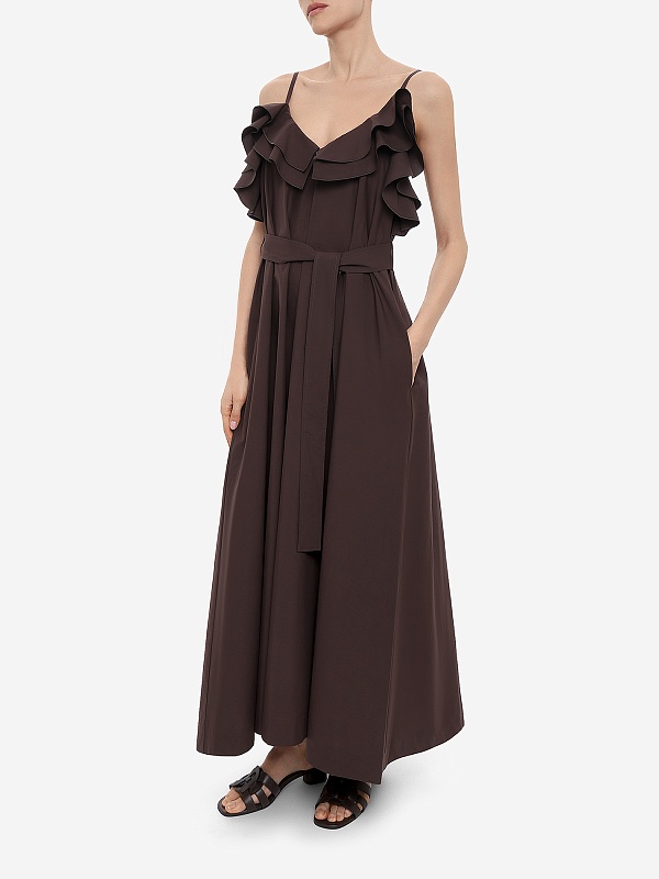 Платье жен P.A.R.O.S.H. D726162 008 MARRONE - 3